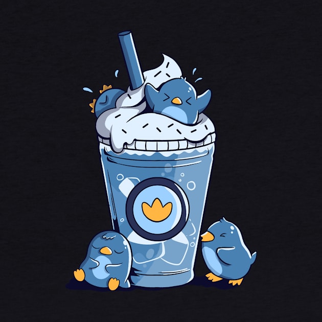 Penguin Iced Coffee by Tobe Fonseca by Tobe_Fonseca